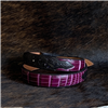 TAPERED PURPLE GATOR/BLACK BILLETS BELT